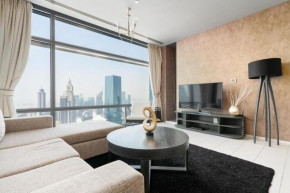 Iconic View from Index Tower 1BR in DIFC